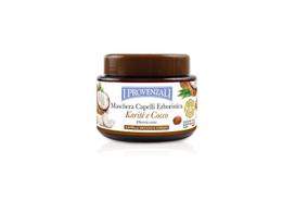 Šilkinė kaukė sausiems, lūžinėjantiems ir blankiems plaukams su taukmedžio sviestu I Provenzali, 200 ml