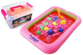 Kinetinis smėlis su baseinu ir 8 formelėmis (1kg), 3 m.+