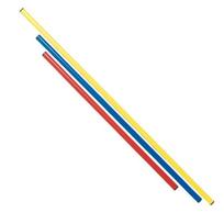 Estafečių bei gimnastikos lazda, 100 cm, raudona