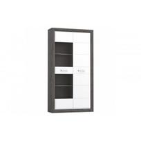 Vitrina Forte Lennox L, tamsiai pilka