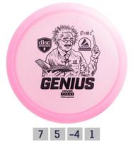 Diskgolfo diskas Discmania Fairway Driver PREMIUM GENIUS 7/5/-4/1, rožinis