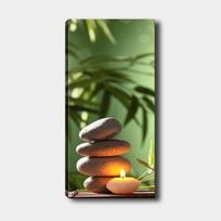 Reprodukcija Akmenys ir žvakė