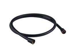 Žarna dušo juoda 150cm PVC Con/Con anti-twist (B) RUBINETA