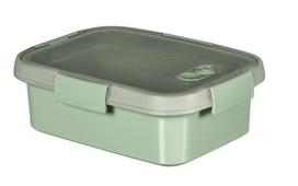 Maisto saugojimo indas, stačiakampis Smart Eco To Go, šviesiai žalias, 1 l