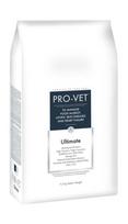 Ultimate 7,5kg - PRO-VET Veterinarinis- dietinis maistas yra specialios paskirties šunims, turintiems alergiją maistui, maisto netoleravimą (padidėjusio jautrumo sutrikimai) arba atopiją (alerginis dermatitas); tinka šunims, sergantiems širdies nepakankam