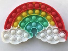 Silikoninis žaislas POP it Vaivorykštė
