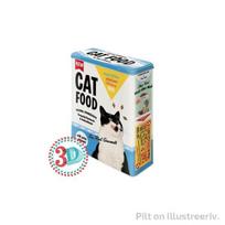 Metalinė skardinė / XL / 3D Cat Food, 4 litrų