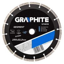 Deimantinis diskas GRAPHITE 57H619, skersmuo 230mm, segmentinis