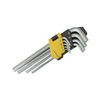 Raktai šešiakampiai ilgi 9 vnt. 1.5-10 mm 0420139 Crownman
