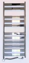 Elektrinis chromuotas rankšluosčių džiovintuvas, ploščias, 1200/500 300W