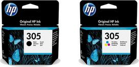 Kasetė rašaliniams spausdintuvams Originaal tintide komplekt HP 305 Black + HP 305 TriColor