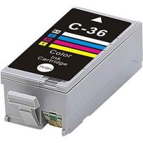 Kasetė rašaliniams spausdintuvams Analoog Canon CLI-36 Tri-Color , 12ml