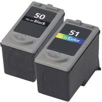 Kasetė rašaliniams spausdintuvams Analoog tintide komplekt Canon PG-50 Black + CL-51 TriColor