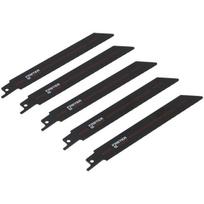 Atsarginiai pjūkleliai tiesiniam pjūklui 5 vnt. metalui 150x19x0,9 mm FASTER TOOLS (8790)