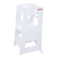 Virtuvinė kėdutė-laiptukai vaikams KiddyMoon ST-003, balta