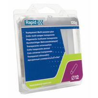 Rapid universalūs skaidrūs klijai, klijų lazdelė 12 mm, 125 g pakuotė