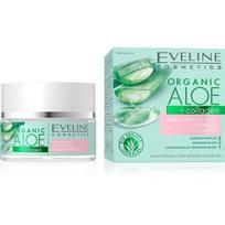 Veido kremas-gelis Eveline Organic Aloe+Collagen, 50 ml