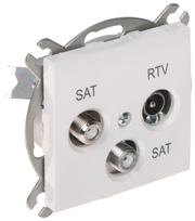 GALUTINIS LIZDAS SANTRA/4160-10/EPN R-TV + 2xSAT Elektro-Plast
