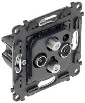 GALUTINIS LIZDAS LE-753056 R-TV + 2xSAT Valena Life LEGRAND