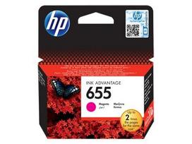 Kasetė rašaliniams spausdintuvams hp originalus rašalas cz111ae, hp 655, magenta, 600p, hp deskjet ink advantage 3525, 5525, 6525, 4615 e-aio