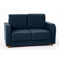Sofa-lova Aada 2S, tamsiai mėlyna, geltonas