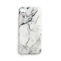 Wozinsky Marble TPU Case skirtas Samsung Galaxy A12 / Galaxy M12, baltas