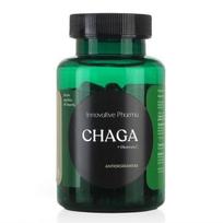 Maisto papildas Innovative Pharma Chaga+ Vitaminas C, 60 kapsulių
