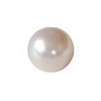 Apvalūs perlo imitacijos karoliukai 18 mm, 1 vnt., balti