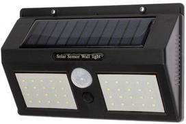 Lauko pakabinamas šviestuvas su saulės baterija ir judesio jutikliu, 2x20 LED