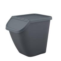 BranQ atliekų rūšiavimo šiukšliadėžė Pelican, 23 l, juoda