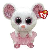 Pliušinis žaislas Ty White balerina Mouse - Nina 24 cm
