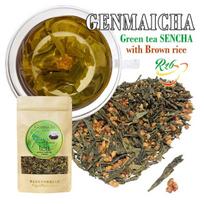 GENMAICHA - žalioji arbata SENCHA su skrudintais ryžiais, 100g