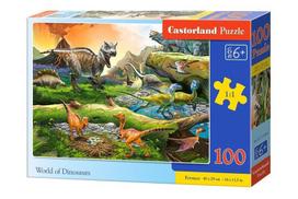 Dėlionė Dinozaurų pasaulis 100 dalių
