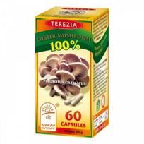 Maisto papildas Terezia 100% Oyster grybas, 60 kapsulių