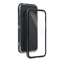 Magneto 360 dėklas telefonui, skirtas Samsung Galaxy A22, juodas / skaidrus