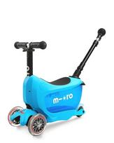 Vaikiškas paspirtukas Micro Mini2go Deluxe Plus, mėlynas