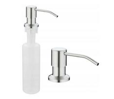 Įmontuojamas skysto muilo dozatorius Mexen Oval, 320 ml, Inox