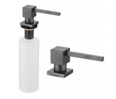 Įmontuojamas skysto muilo dozatorius Mexen Cube, 320 ml, Grey