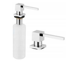 Įmontuojamas skysto muilo dozatorius Mexen Cube, 320 ml, Chrome