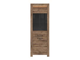 Vitrina Torin 1D1W, ruda