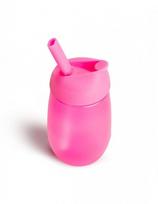 Gertuvė su šiaudeliu Munchkin Simple Clean, rožinė