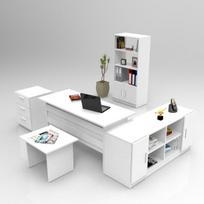 Baldų komplektas Kalune Design VO15, baltas
