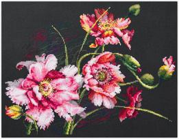 Siuvinėjimo rinkinys Magic Needle The Mystery of Poppies 210-192