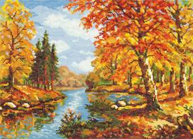 Siuvinėjimo rinkinys Magic Needle Golden Autumn 45-02