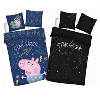 Vaikiškas patalynės komplektas Peppa Pig, 100x135, 2 dalių