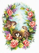 Siuvinėjimo rinkinys Magic Needle Family Nest 64-05