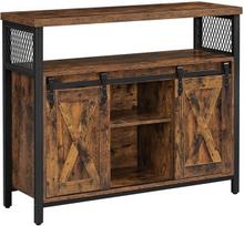 Komoda LSC092B01, ruda/juoda
