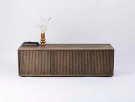 Išskirtinio dizaino TV spintelė, Smoked oil 160 cm