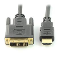 HDMI laidas - DVI-D, 1.5 m, pilkas