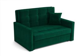 Sofa NORE Iva 2, 133x100x85 cm, tamsiai žalia